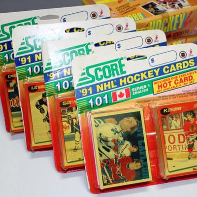 1988-1991 HUGE NHL Hockey Cards Lot - All Factory Sealed and Complete #905-20