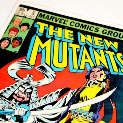 The New Mutants #5 Marvel Comics 1983 Bronze Age Comic Book