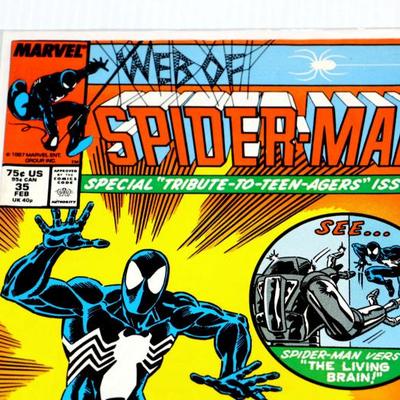 Web of Spider-Man #35 Marvel Comics 1988 High Grade Comic Book #912-14