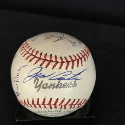 1962 NY Yankees Team Signed Baseball with Certificate of Authenticity