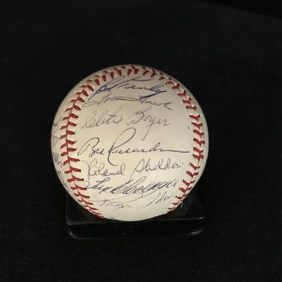 1962 NY Yankees Team Signed Baseball with Certificate of Authenticity