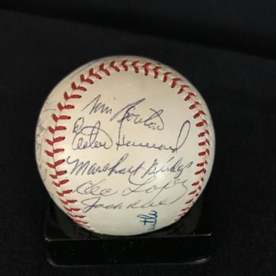 1962 NY Yankees Team Signed Baseball with Certificate of Authenticity