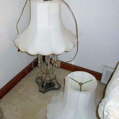 Antique Lamp Set - Crystal See all photos 