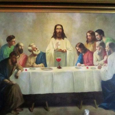 Religion, Table and Lamp