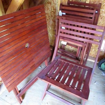 New Outdoor Table and Chairs See all photos 