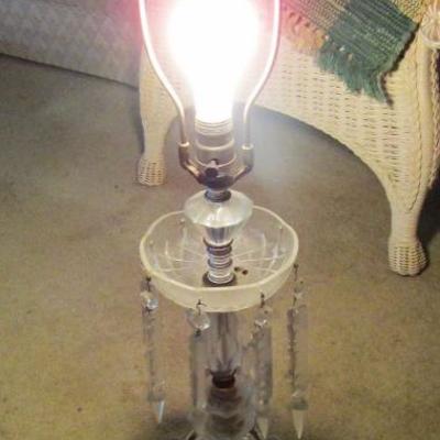 Antique Lamp Set - Crystal See all photos 