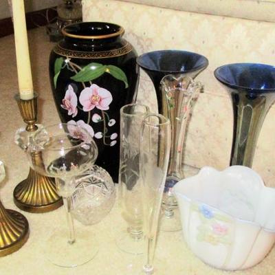 Glass Set with Blue Vases See all photos 