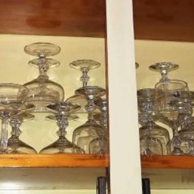 Kitchen Glass with Blue Wine Goblets See all photos 