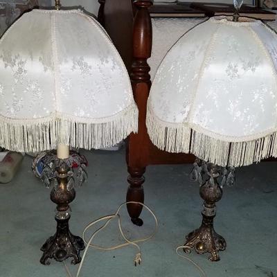 Beautiful Antique Lamp Set  