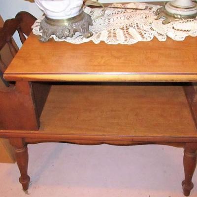 Vintage Side Table and Keyboard See all photos 