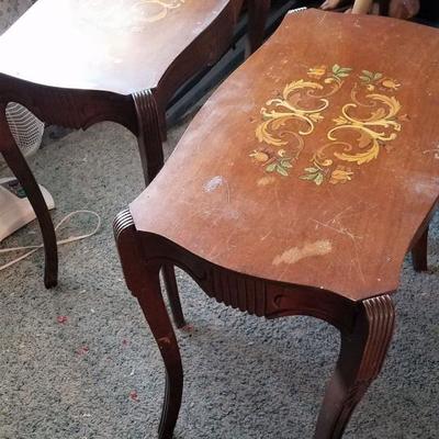 Small Vintage Tables Set of 2