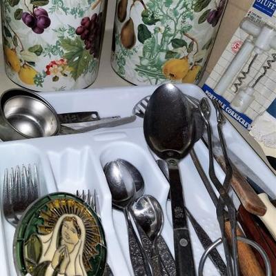 Kitchen Utensils and Canisters plus extras See all photos 