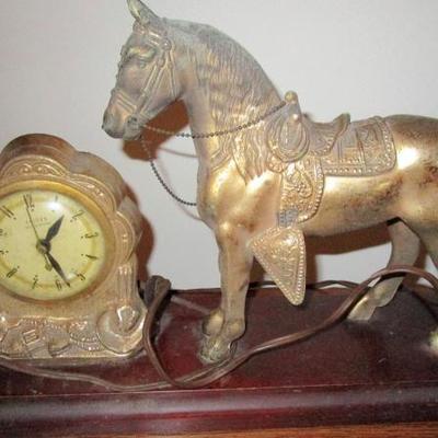 Decor Set - Horse Clock Wall Art and Radio See all photos 