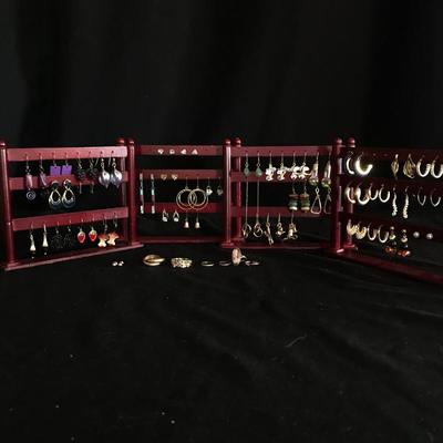 Lot 29 - Earrings, Moon Necklace & More Jewelry 