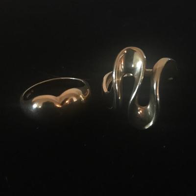 Lot 36 - Two Gold Rings Marked 14k