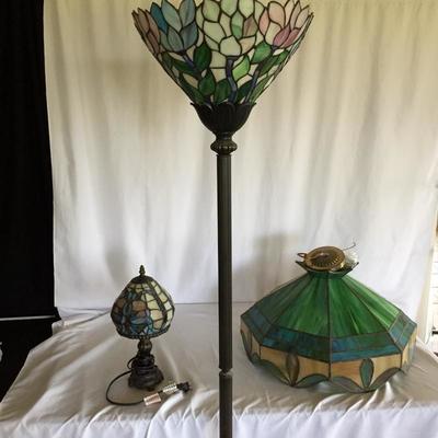 Lot 83 - Tiffany Style Lamps