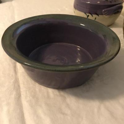 Lot 4 - Blue and Purple Pottery Collection
