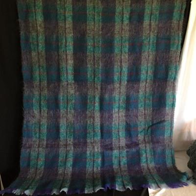 Lot 43 - Mohair Throw and Blankets