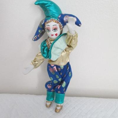Porcelain Jester Doll