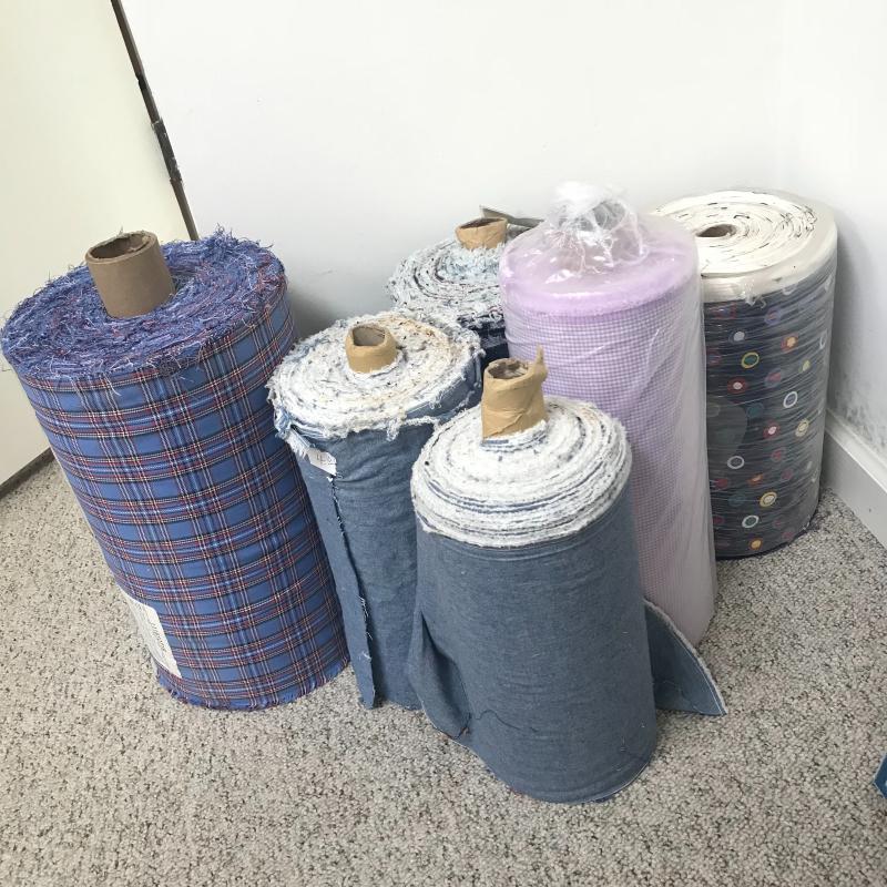 Lot 58 Fabric Rolls