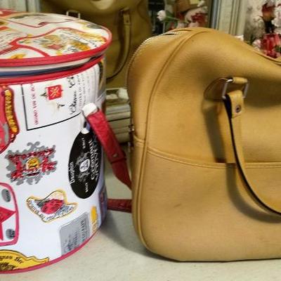 Cooler and Handbag Vintage