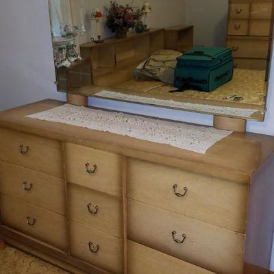 Mid Century Dresser with Mirror