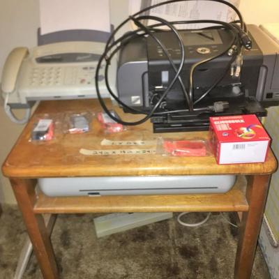 Desk with Electronics