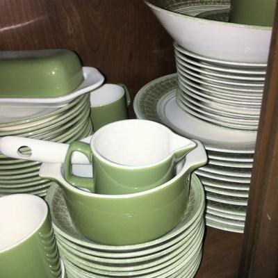Beautiful Green Vintage Dishes