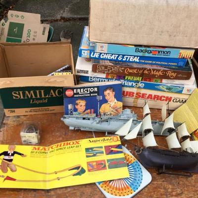 Erector and Other Vintage Toys