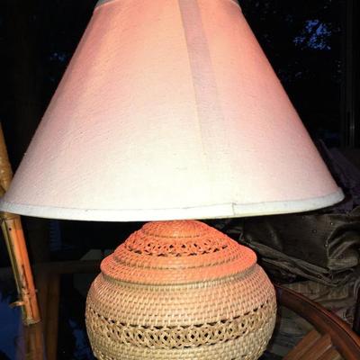 Wicker Lamp