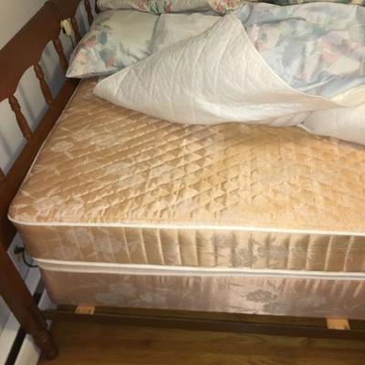Bed Frame Full with Mattress Set