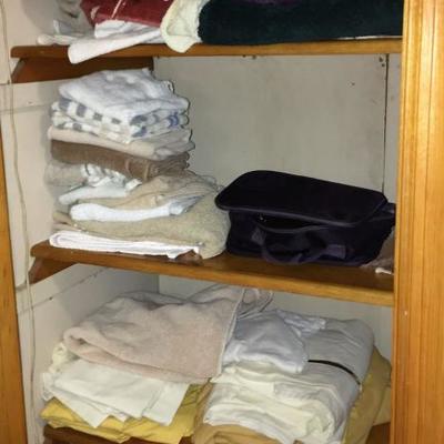 Vintage Stool for Vanity with Art & Closet Contents