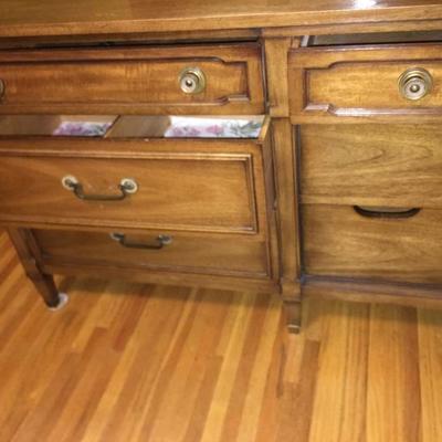 Mahogany Mid Century DREXEL dresser and Mirror