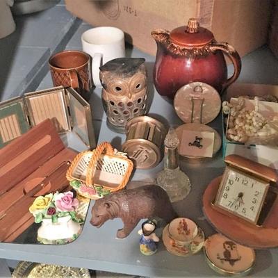 Teapot, Owl and Trinkets