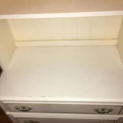 White Shelf Dresser