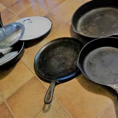 Cookware with Cast Iron Pans from Wagner Ware 