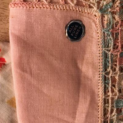 Vintage Handkerchiefs Embroidered