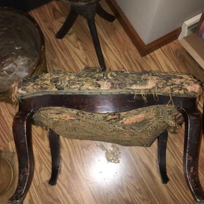 Baskets and Stool