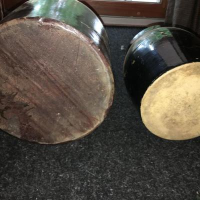 Jug and Dark Crock