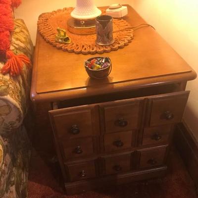 End Table Ethan Allen Spice