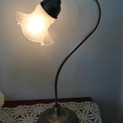 Vintage Brass Desk Lamp [1143]