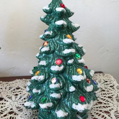 Vintage Holland Mold Frosted Christmas Tree [1145]