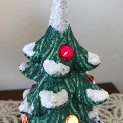 Vintage Holland Mold Frosted Christmas Tree [1145]