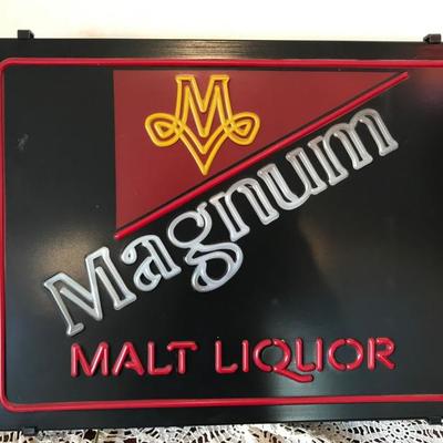Magnum Malt Liquor Lighted Sign [1112]