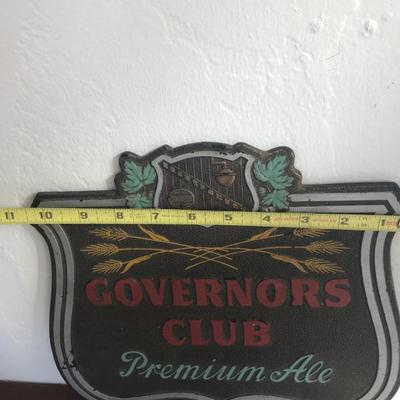 Governors Club Premium Ale Sign [1133]