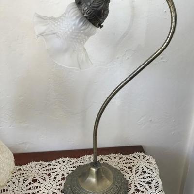 Vintage Brass Desk Lamp [1143]