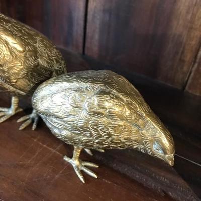Pair of Brass Birds [1106]