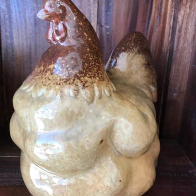 Ceramic Rooster Chicken Figurine [1144]