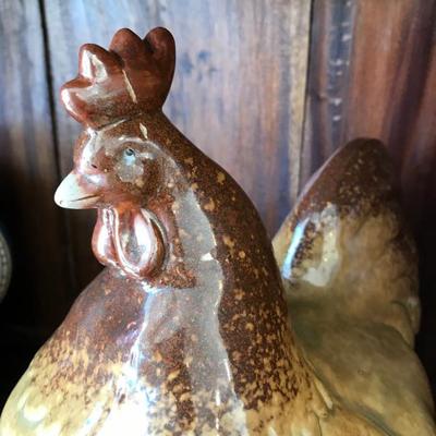 Ceramic Rooster Chicken Figurine [1144]