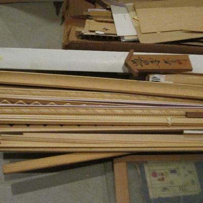 # 348 - Various Doll House Woold Material - Trim Pieces